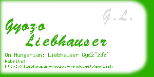 gyozo liebhauser business card